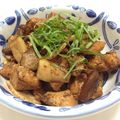 chacorita's cooksnap of when they made バルサミコを使った鶏肉とキノコの炒め物.