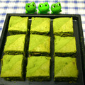 薄荷パン's cooksnap of when they made 柚子香る♪抹茶と栗のスクエアケーキ♡.