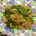 ありたす's cooksnap of when they made 夏バテ解消!!豚肉とほうれん草の辛子炒め.