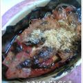 ときどきぷろぐらま's cooksnap of when they made トマトの朴葉（ほうば）味噌焼き.
