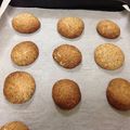 40キロ台に戻るぞ‼'s cooksnap of when they made 緑茶葉クッキー 卵・バター不使用.