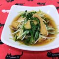 カリーナ's cooksnap of when they made カイワレと油揚げのレンジでポン♪.