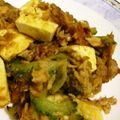 わっこ74's cooksnap of when they made ∮ゴーヤと豆腐のカレーオイスター✰炒め∮.