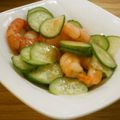 反省堂書店（のぐち）'s cooksnap of when they made えびときゅうりの中華酢の物.