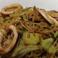 sanaena's cooksnap of when they made 生姜ねぎたれのイカ焼きそば　.