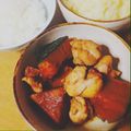 ももぺいん's cooksnap of when they made 鶏肉と南瓜の旨煮.