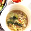もんじゃこ's cooksnap of when they made 豆もやしの韓国風スープ.