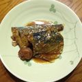 神獅子's cooksnap of when they made 定番☆梅干入り鯖の味噌煮.
