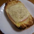 わたママ's cooksnap of when they made シンプルおいしい★ハムチーズトースト.