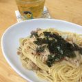 TaMaCo1331's cooksnap of when they made 簡単時短 1人ランチふわっと納豆パスタ.