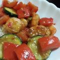 ppさき's cooksnap of when they made エビとズッキーニのスイートチリソース炒め.