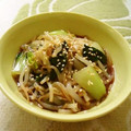 えれぼん's cooksnap of when they made もやしと青梗菜のオイスターごま油☆.