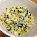 nohohonoho's cooksnap of when they made 野沢菜とスクランブルエッグのおにぎり☆.