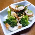 geen's cooksnap of when they made ブロッコリーとちくわの辛し和え.