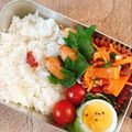 jack06's cooksnap of when they made お弁当。ベーコンとウインナーの大葉巻き.