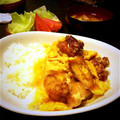あすコ's cooksnap of when they made 冷凍唐揚げで！唐揚げ親子丼.