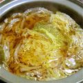 savaneko's cooksnap of when they made 白菜と豚肉のお花鍋☆スープまでおいしい.