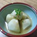 ひま１４２４'s cooksnap of when they made 里芋の味噌煮！トロトロお汁をご飯にかけて.