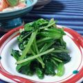 ｸﾏﾘｴ's cooksnap of when they made ほうれん草と三つ葉のお浸し.