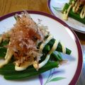 おぶうさま's cooksnap of when they made おくら、マヨおひたし.