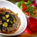 シノハラハジメ's cooksnap of when they made 海苔和えアボカドの納豆蕎麦.