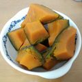 ハムネコ1020's cooksnap of when they made 簡単☆カボチャの煮物.