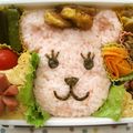 hirotofumi's cooksnap of when they made キャラ弁☆モモ弁.