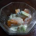 CHiAKiKy's cooksnap of when they made 柿とアボカドのヨーグルトサラダ.