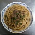 yoama's cooksnap of when they made 挽き肉の味噌パスタ.
