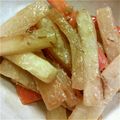 NａTｓｕ's cooksnap of when they made 大根＆にんじん✿味噌マヨ炒め♡.