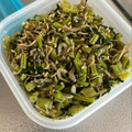 ミレーちゃん's cooksnap of when they made 大根の葉とちりめんじゃこのごま油炒め.