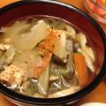 kurukurumin's cooksnap of when they made 野菜たっぷりのけんちん汁.