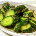 のぶこぅ's cooksnap of when they made 焼肉屋さん風、きゅうりの浅漬け.