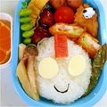 ピンクモンスター's cooksnap of when they made ウルトラマン キャラ弁2.