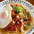 onefineday's cooksnap of when they made 豚キムチパスタ♡.