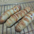 たるこちゃん's cooksnap of when they made レーズン酵母☆ベーコンチーズパン.
