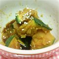 candyrock☆'s cooksnap of when they made かぼちゃのごまポン酢しょうがあえ.