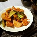 nammy's cooksnap of when they made 鶏肉と長いものコチュジャン炒め.