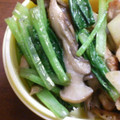 taisho0805's cooksnap of when they made 弁当おかず☆小松菜と舞茸の炒め物.
