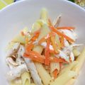 てぃえみ's cooksnap of when they made ＊蒸し鶏入り＊ペンネのサラダ＊.