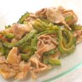 papikun's cooksnap of when they made ゴーヤキムチで♡豚キムチ.