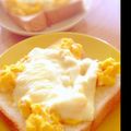 おかつら's cooksnap of when they made チーズクリームで作るエッグトースト.