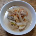 ポニーリボン's cooksnap of when they made ちょっと甘めの土鍋で作る鶏肉入り粕汁♪.