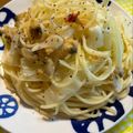 お山のエイ's cooksnap of when they made フライパン1つ！あさりとキャベツのパスタ.