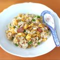 ☽月光's cooksnap of when they made ちょっと変わったチャーハン♪.