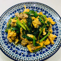 あっこ姉's cooksnap of when they made つるむらさきと豚バラの玉子炒め.