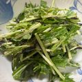 ままっちだよ's cooksnap of when they made ひじきと水菜の胡麻マヨネーズサラダ.
