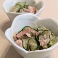 ともみん❤'s cooksnap of when they made きゅうりとさば水煮缶の酢のもの.