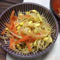 おにもつちゃん's cooksnap of when they made ５分で出来る！もやしとにんじんのサラダ.