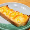 ちーまぐ's cooksnap of when they made 朝食＆ランチに♪コーンマヨピザトースト.
